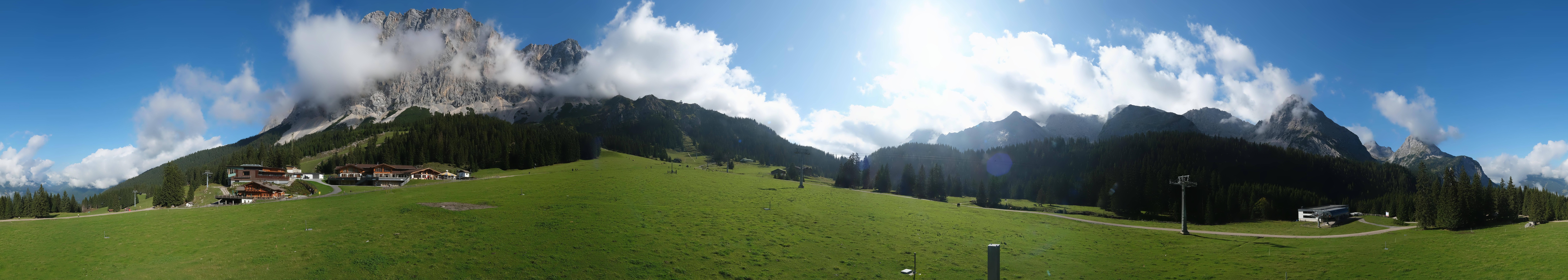 Archiv Foto Webcam Rundblick Ehrwalder Alm