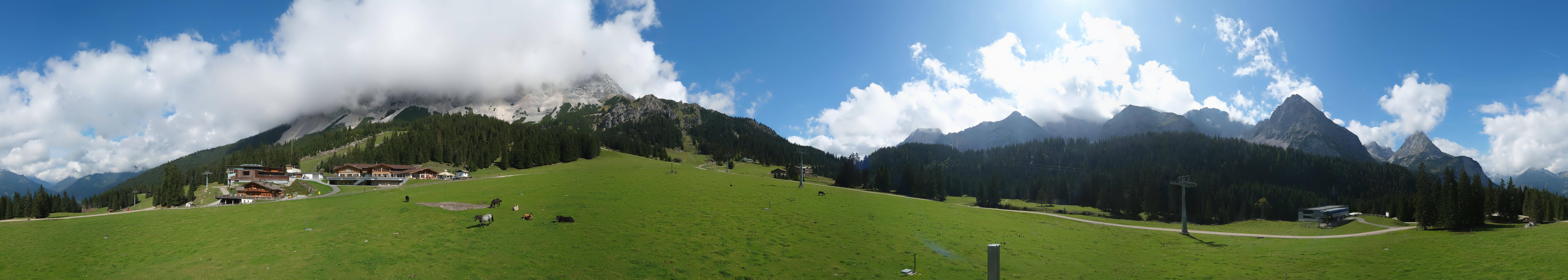 Archiv Foto Webcam Rundblick Ehrwalder Alm