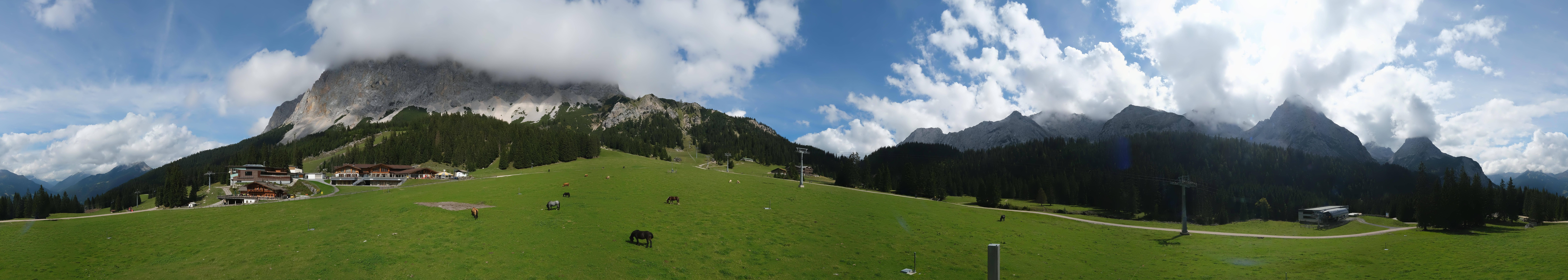 Archiv Foto Webcam Rundblick Ehrwalder Alm