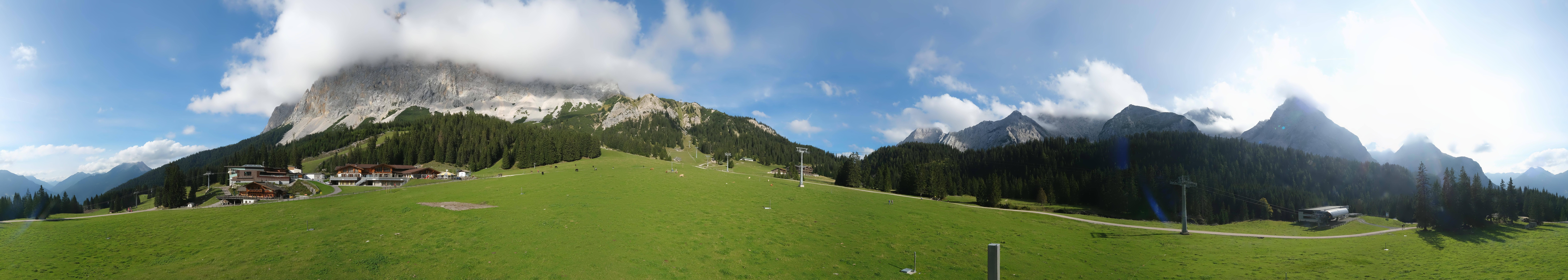 Archiv Foto Webcam Rundblick Ehrwalder Alm
