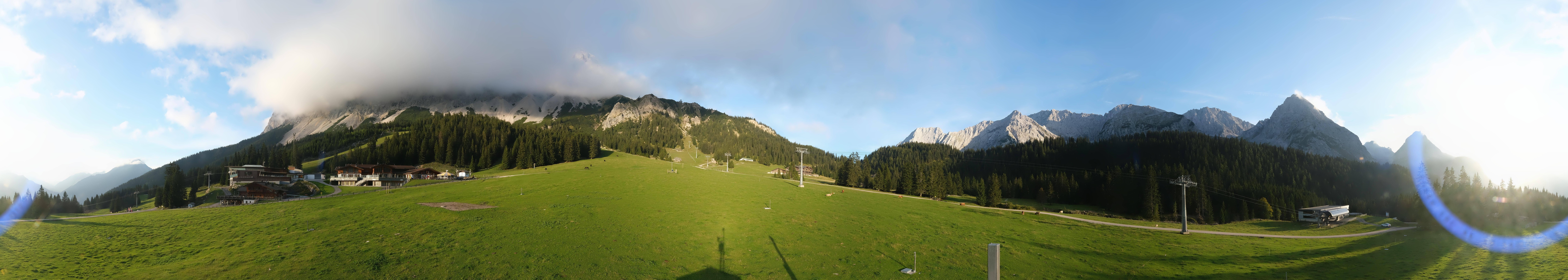 Archiv Foto Webcam Rundblick Ehrwalder Alm