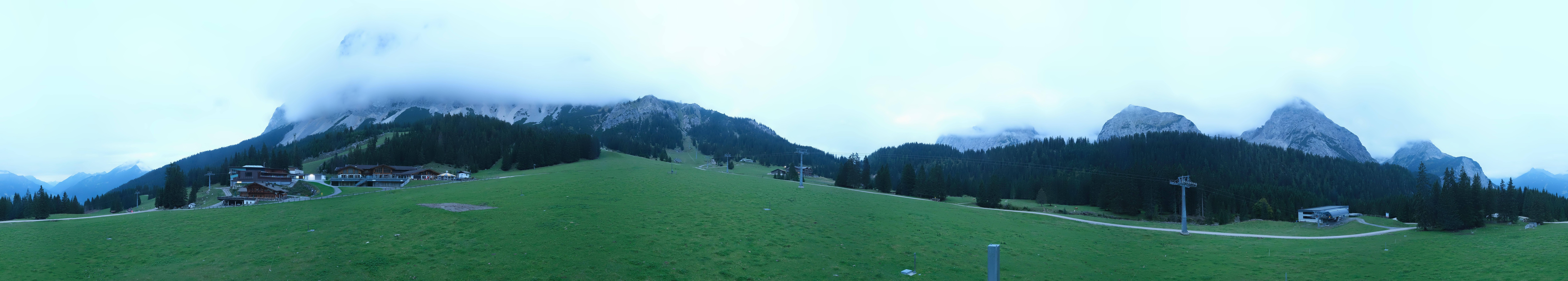 Archiv Foto Webcam Rundblick Ehrwalder Alm