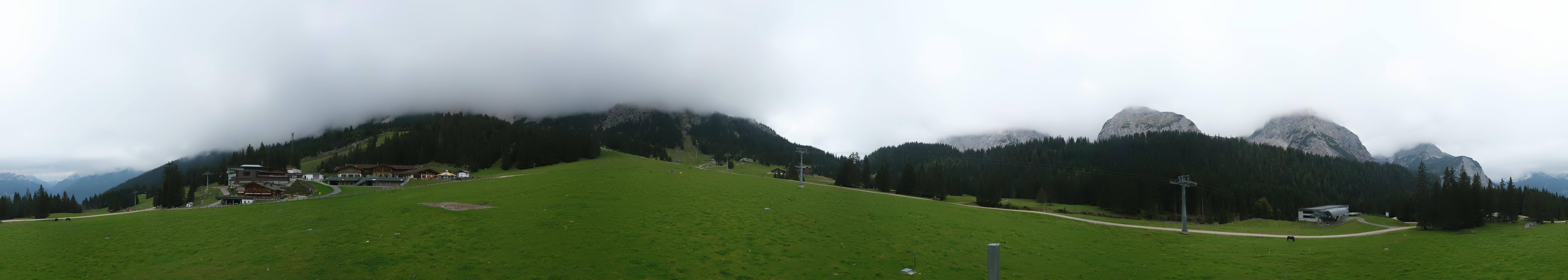 Archiv Foto Webcam Rundblick Ehrwalder Alm