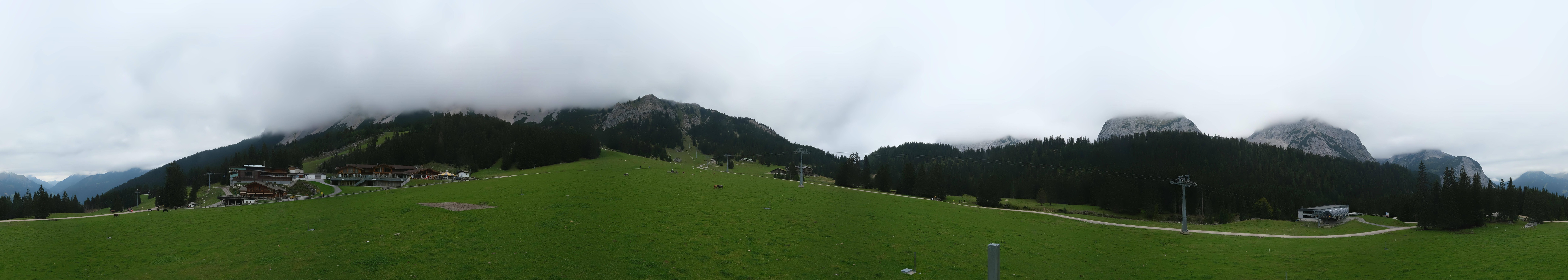 Archiv Foto Webcam Rundblick Ehrwalder Alm