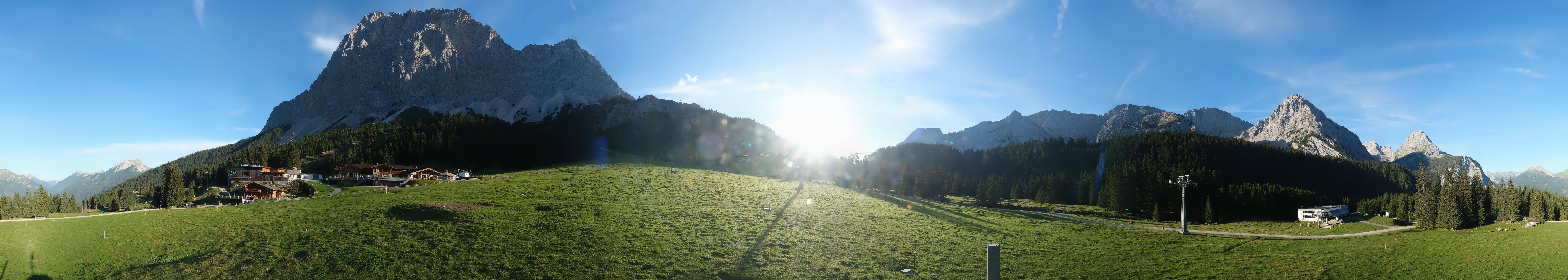 Archived image Webcam Panoramic view Ehrwalder Alm