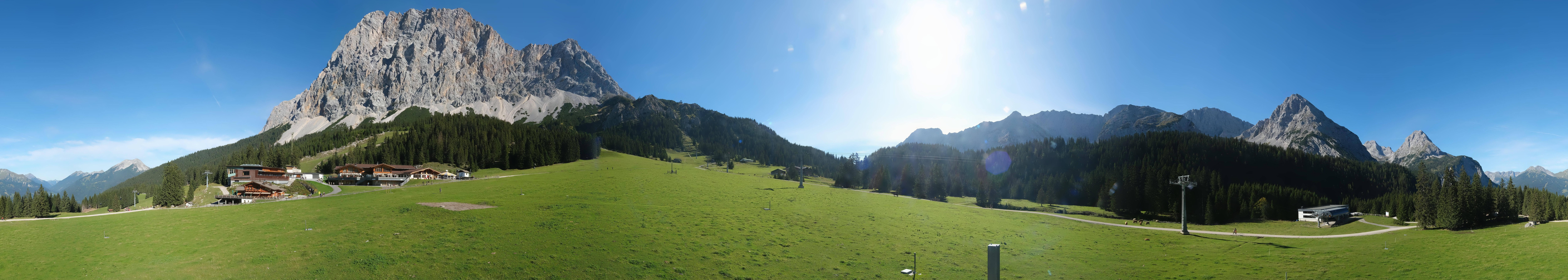Archived image Webcam Panoramic view Ehrwalder Alm