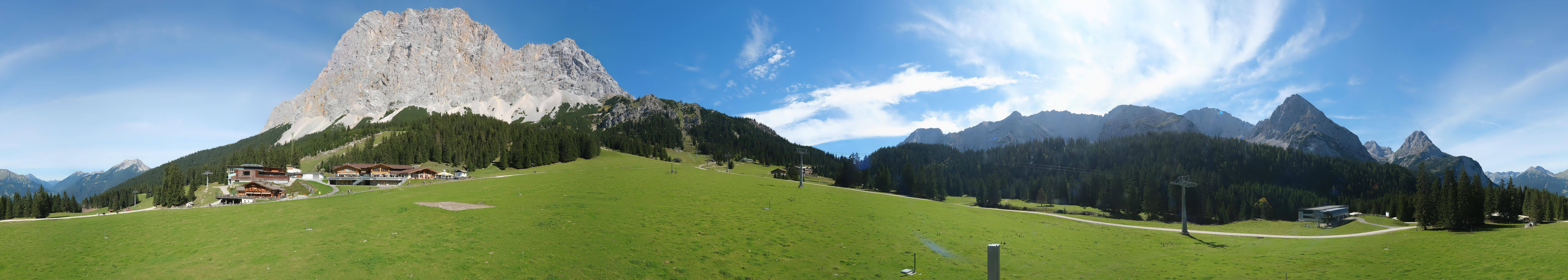 Archived image Webcam Panoramic view Ehrwalder Alm
