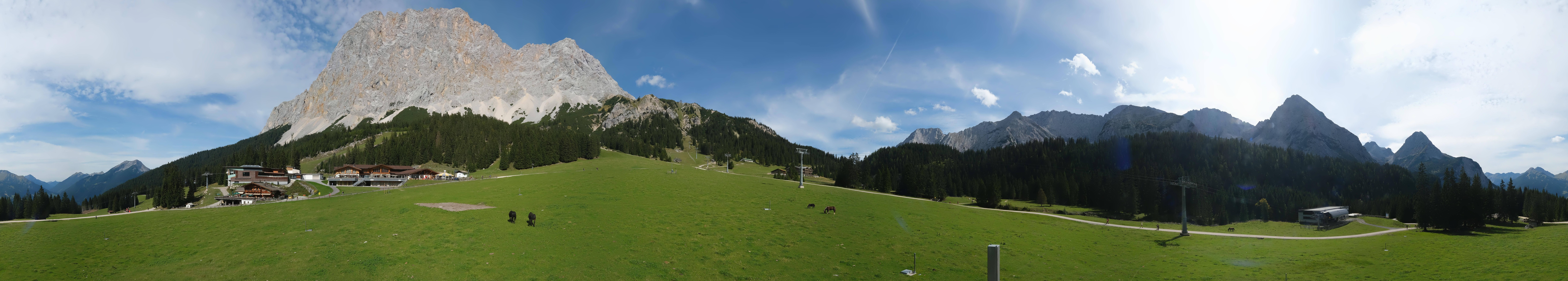 Archived image Webcam Panoramic view Ehrwalder Alm