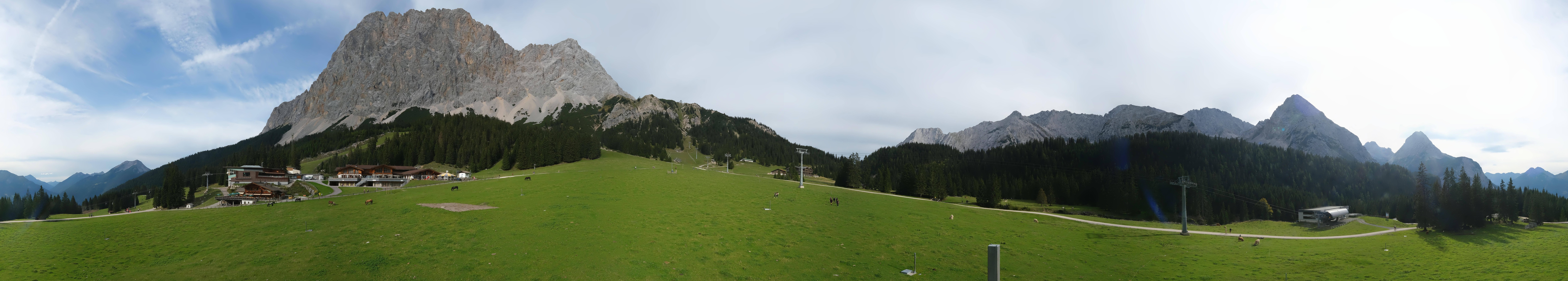 Archived image Webcam Panoramic view Ehrwalder Alm