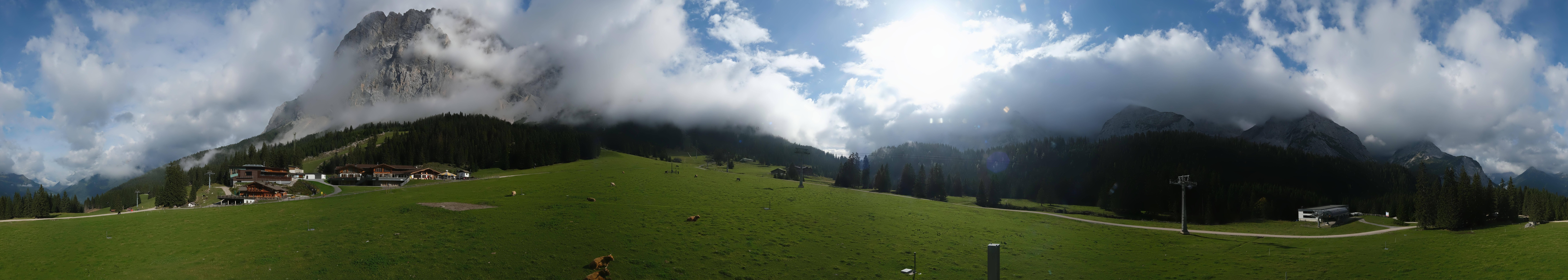 Archiv Foto Webcam Rundblick Ehrwalder Alm