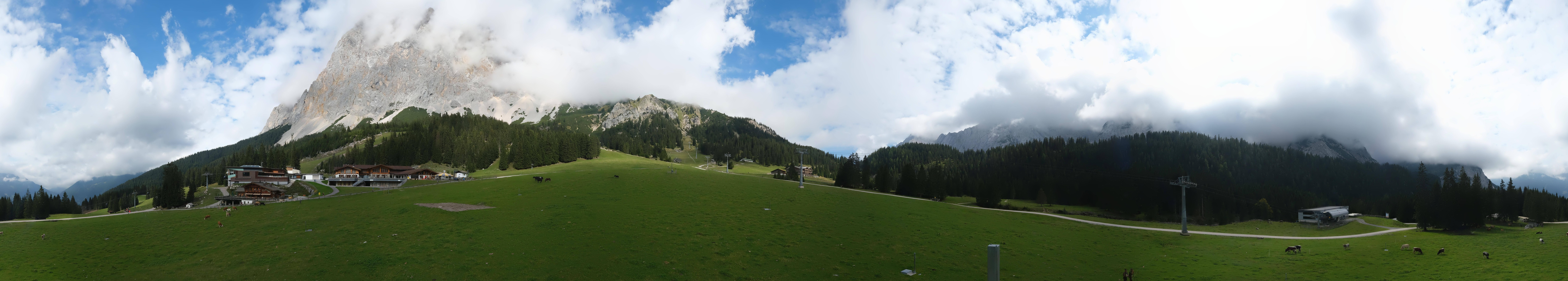 Archiv Foto Webcam Rundblick Ehrwalder Alm