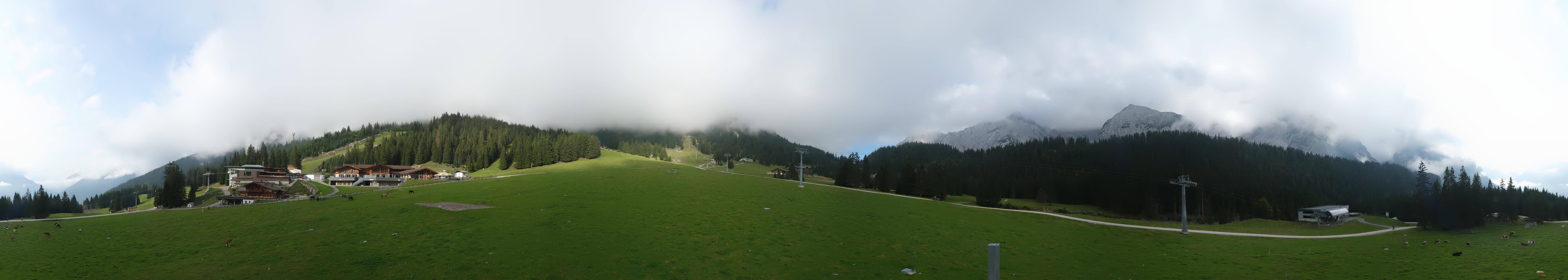 Archiv Foto Webcam Rundblick Ehrwalder Alm