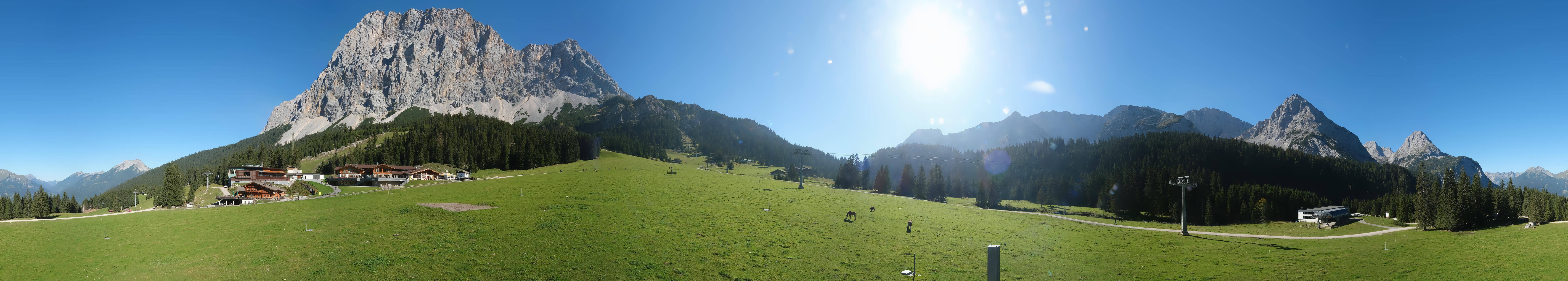 Archiv Foto Webcam Rundblick Ehrwalder Alm