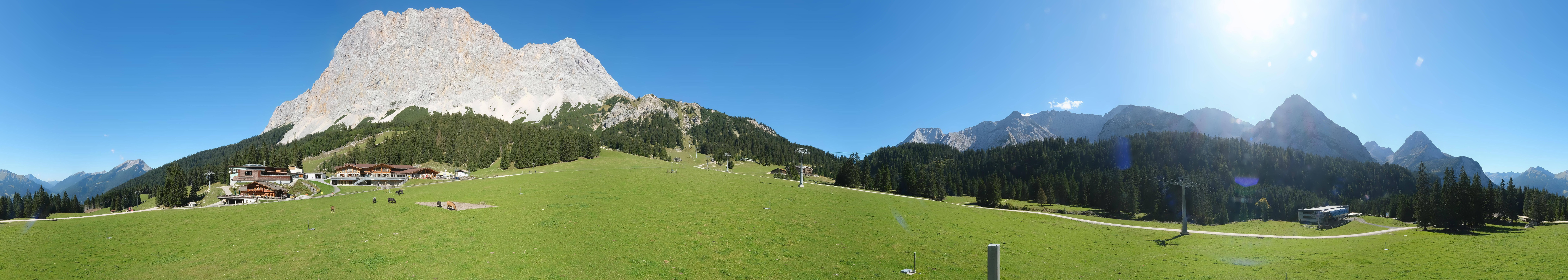 Archiv Foto Webcam Rundblick Ehrwalder Alm