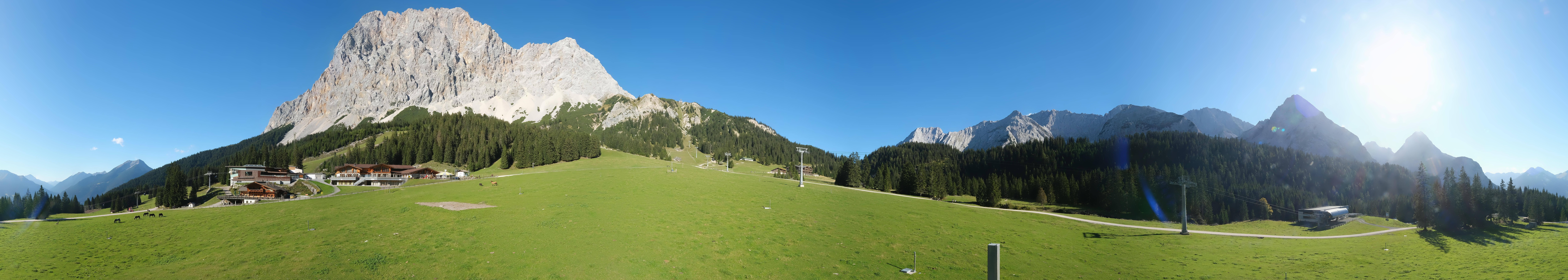 Archiv Foto Webcam Rundblick Ehrwalder Alm