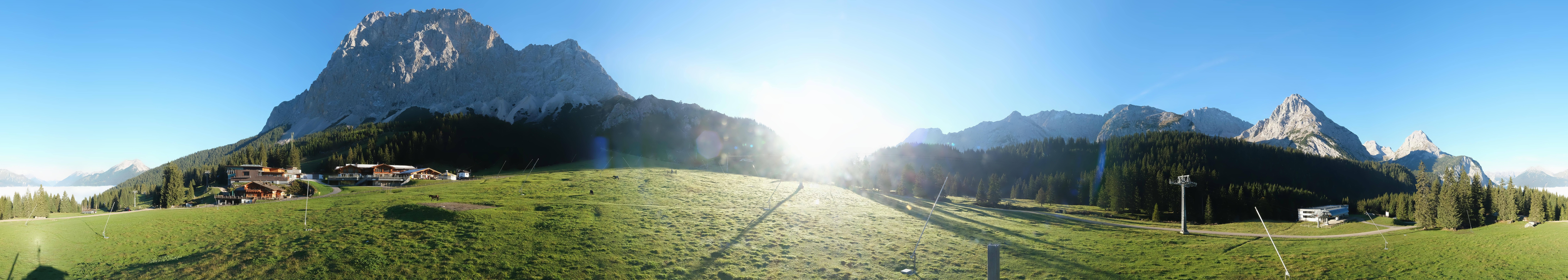 Archiv Foto Webcam Rundblick Ehrwalder Alm