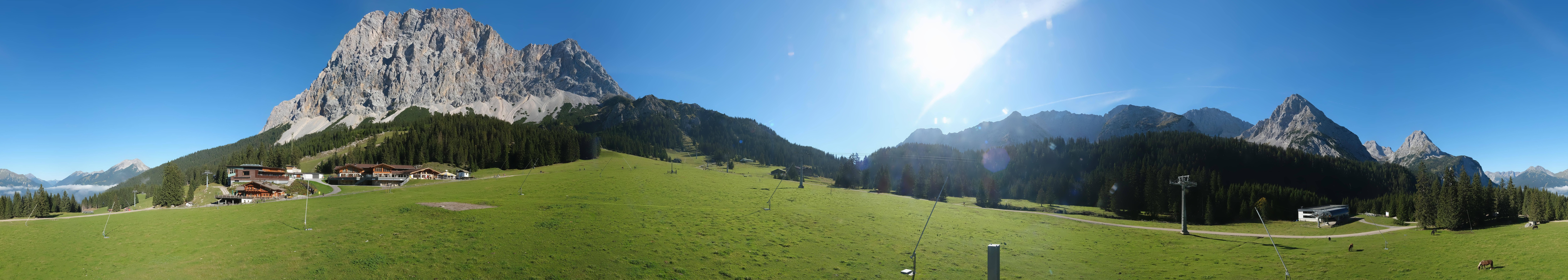 Archiv Foto Webcam Rundblick Ehrwalder Alm