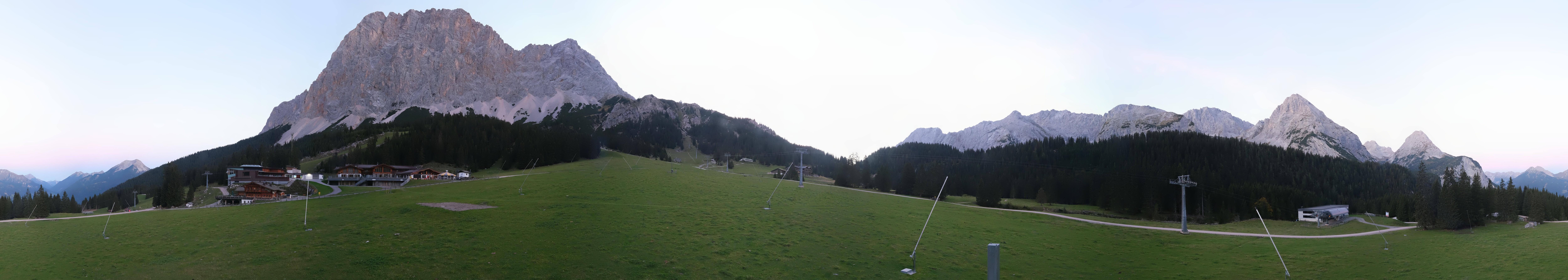 Archived image Webcam Panoramic view Ehrwalder Alm