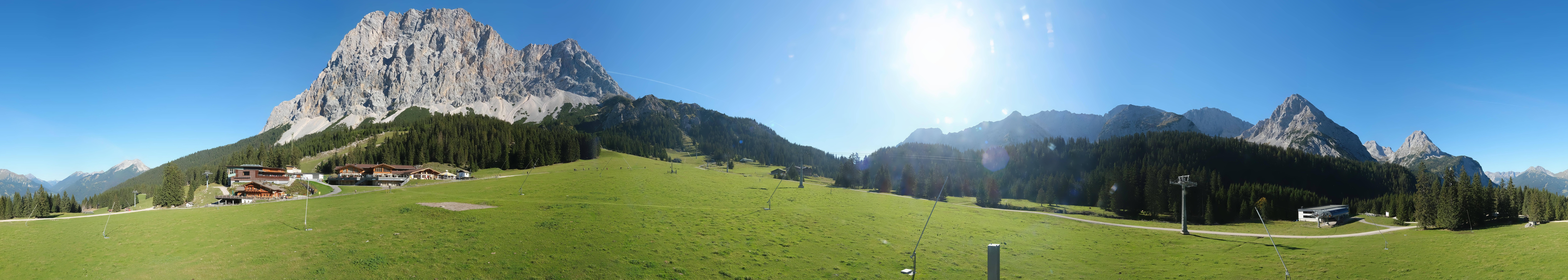 Archived image Webcam Panoramic view Ehrwalder Alm