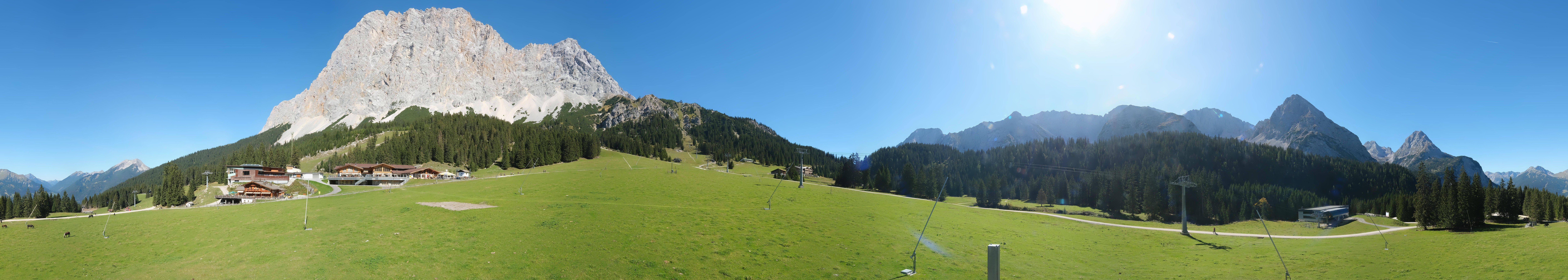 Archived image Webcam Panoramic view Ehrwalder Alm