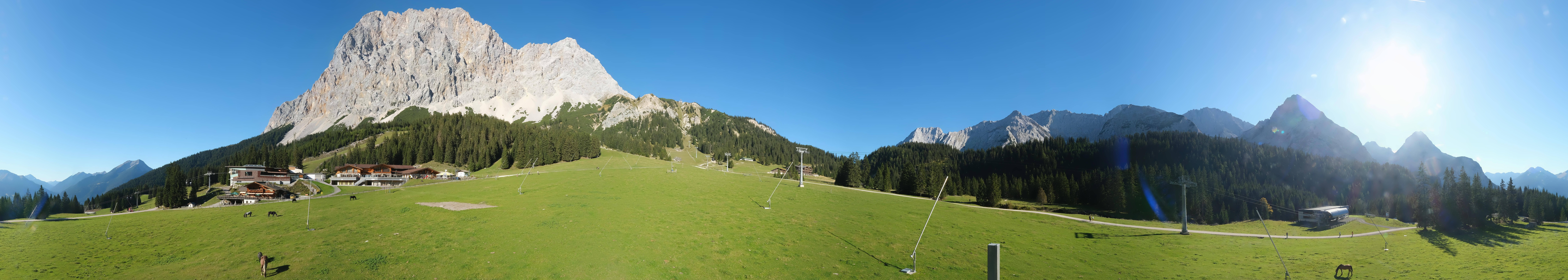 Archiv Foto Webcam Rundblick Ehrwalder Alm