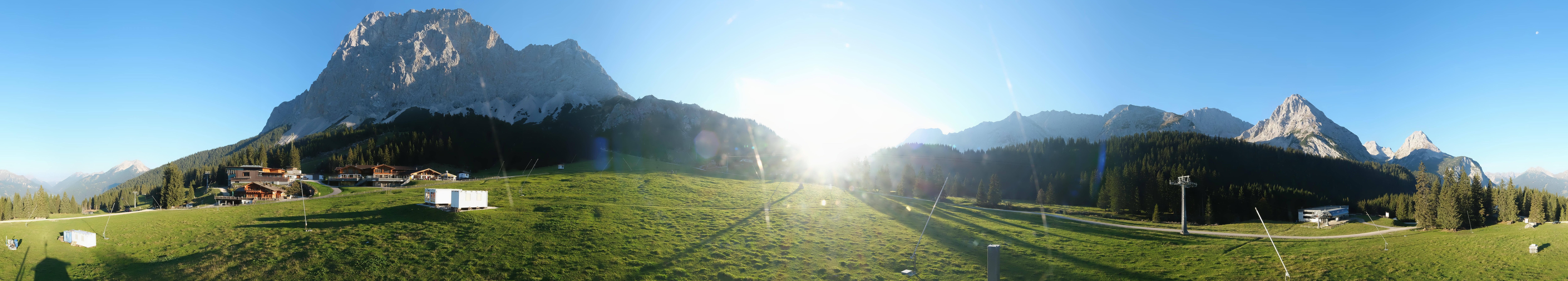 Archiv Foto Webcam Rundblick Ehrwalder Alm