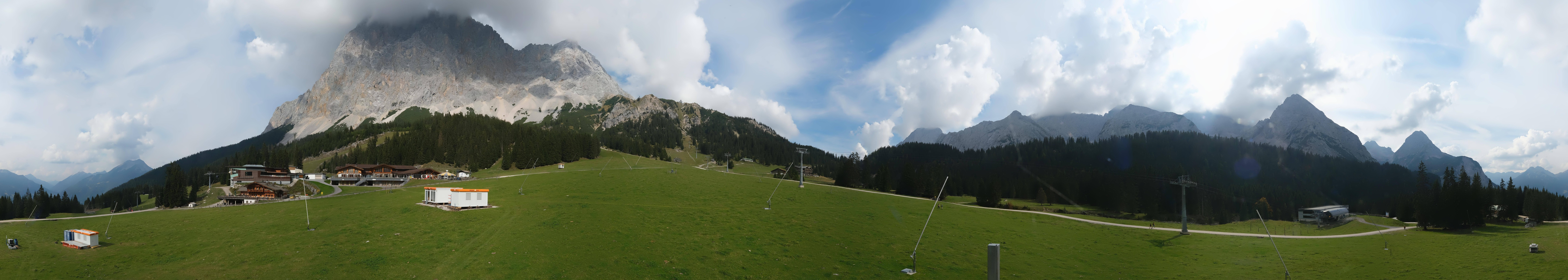Archiv Foto Webcam Rundblick Ehrwalder Alm