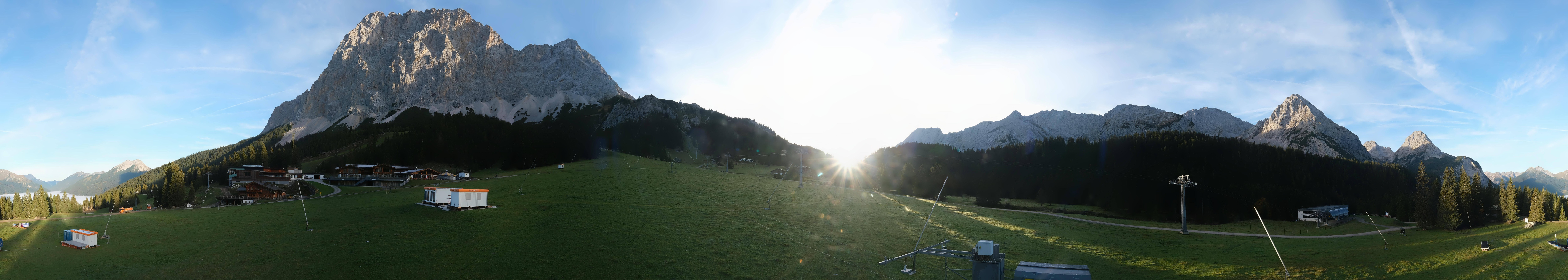 Archived image Webcam Panoramic view Ehrwalder Alm