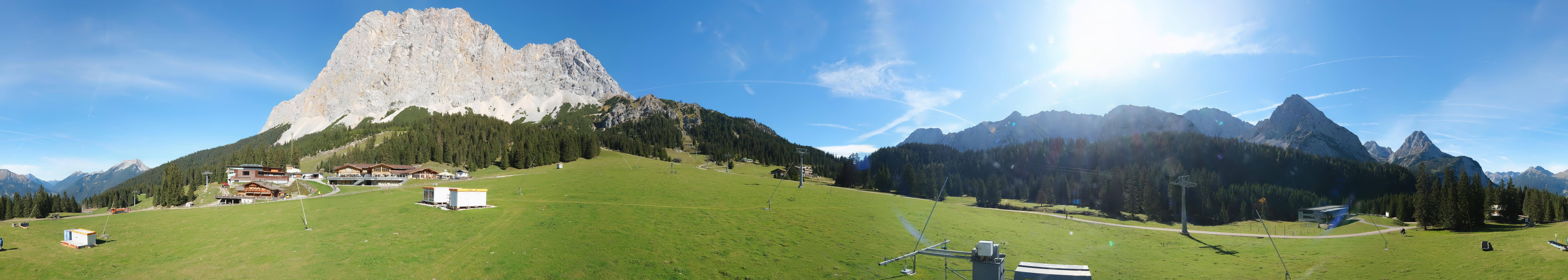 Archived image Webcam Panoramic view Ehrwalder Alm
