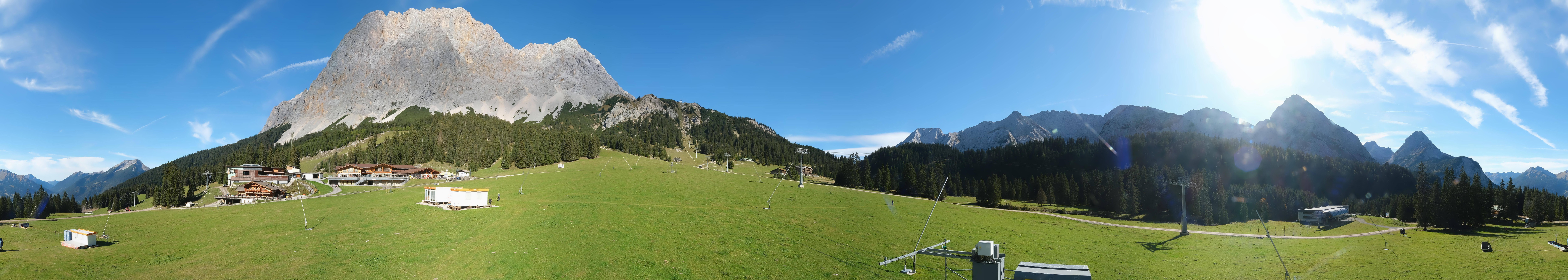 Archived image Webcam Panoramic view Ehrwalder Alm