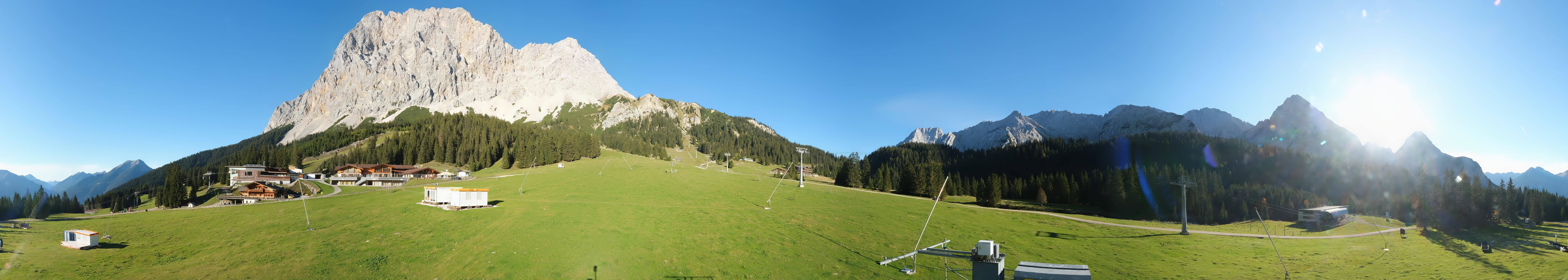Archived image Webcam Panoramic view Ehrwalder Alm