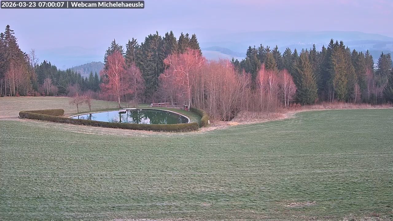 Archived image Webcam View over St. Peter and St. Märgen Thurnerspur