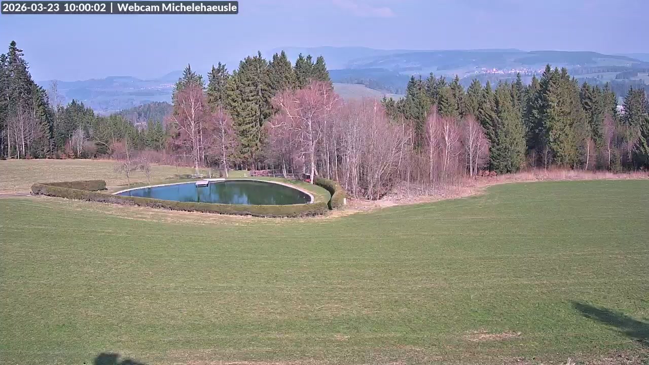 Archived image Webcam View over St. Peter and St. Märgen Thurnerspur