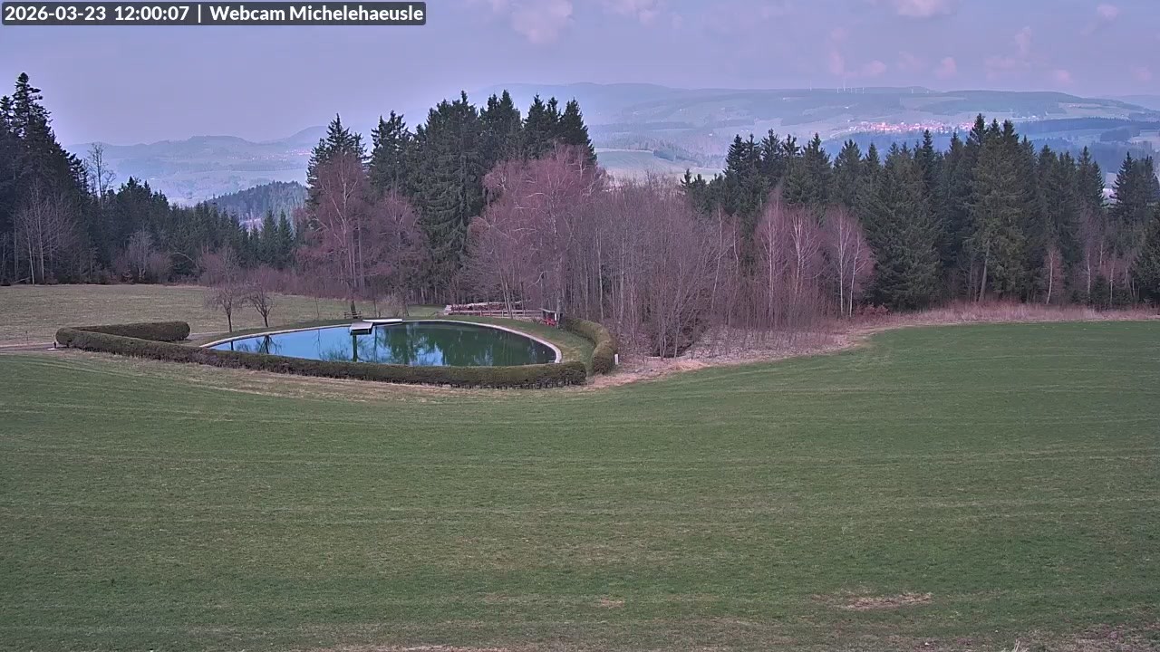 Archived image Webcam View over St. Peter and St. Märgen Thurnerspur