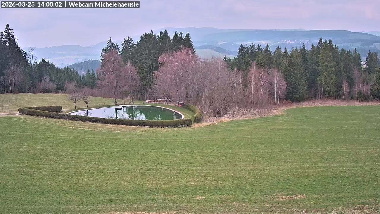 Archived image Webcam View over St. Peter and St. Märgen Thurnerspur