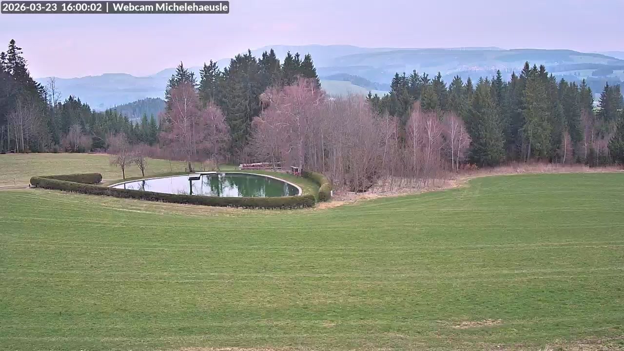 Archived image Webcam View over St. Peter and St. Märgen Thurnerspur