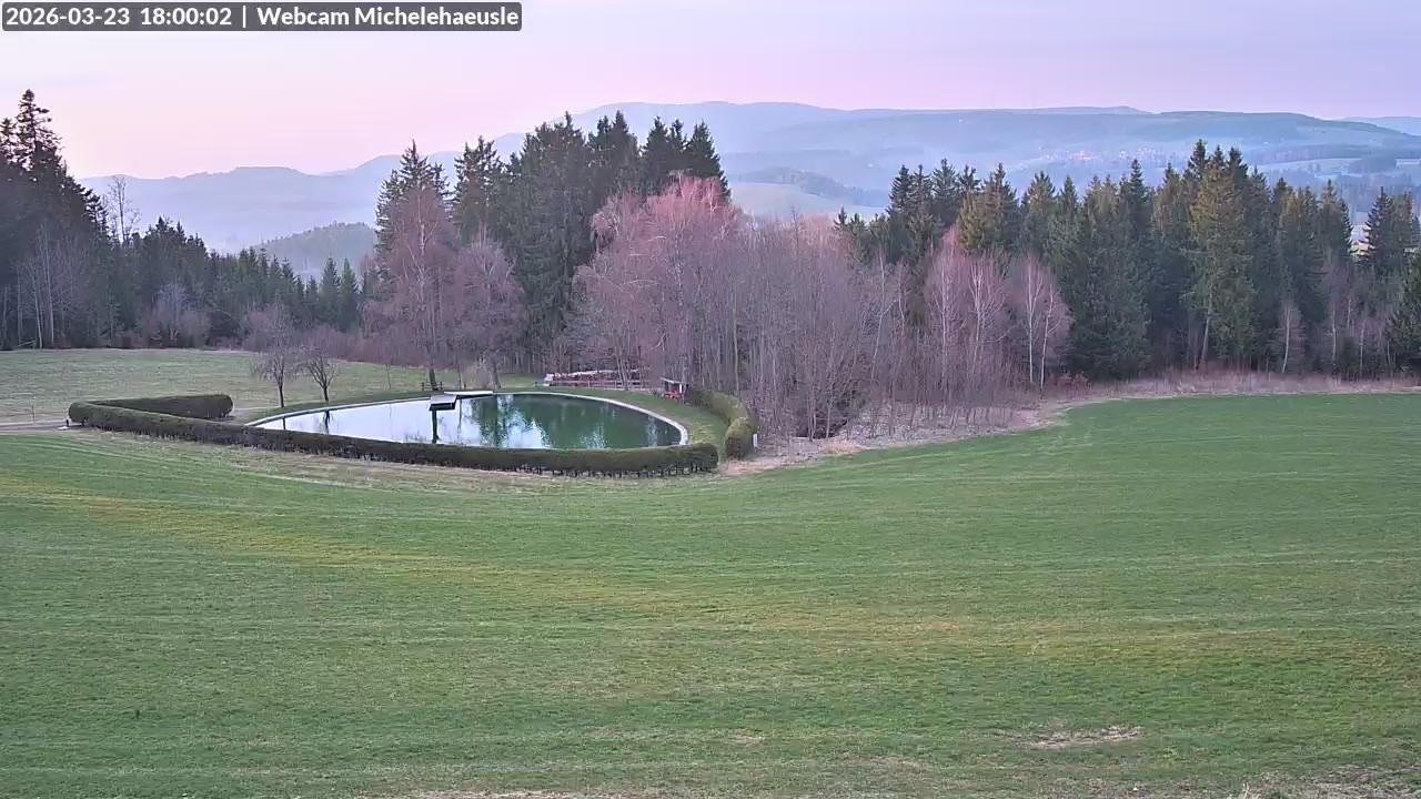 Archived image Webcam View over St. Peter and St. Märgen Thurnerspur