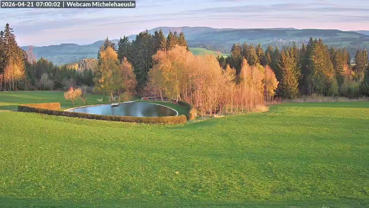 Archived image Webcam View over St. Peter and St. Märgen Thurnerspur