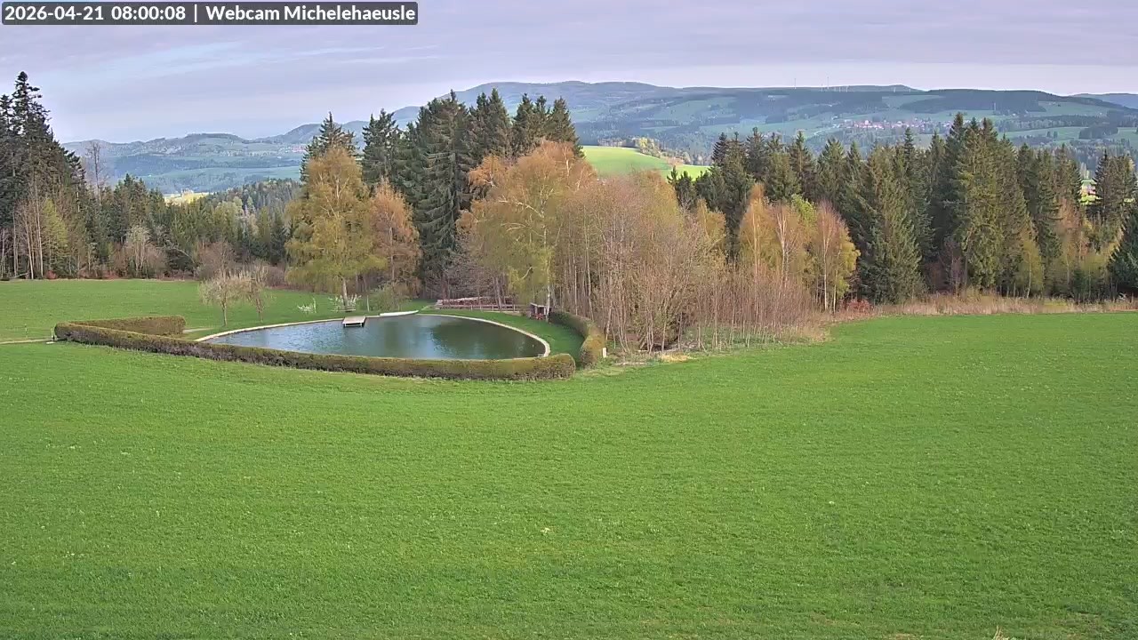 Archived image Webcam View over St. Peter and St. Märgen Thurnerspur