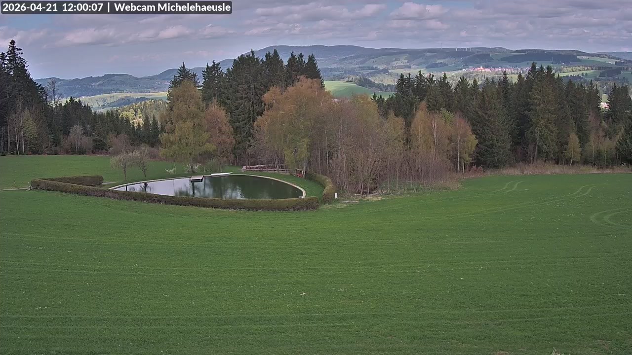 Archived image Webcam View over St. Peter and St. Märgen Thurnerspur