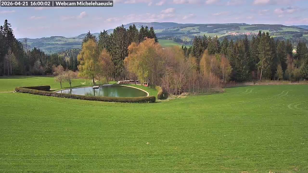 Archived image Webcam View over St. Peter and St. Märgen Thurnerspur