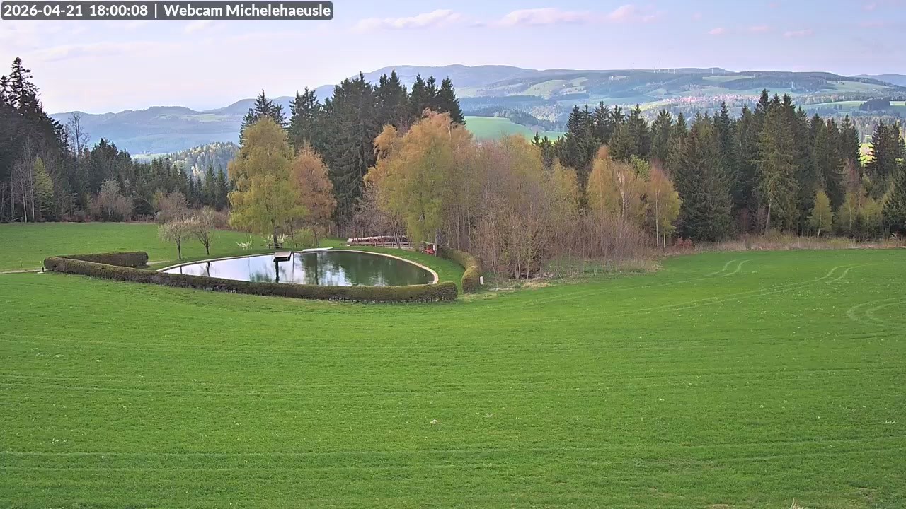 Archived image Webcam View over St. Peter and St. Märgen Thurnerspur