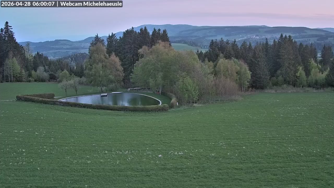 Archived image Webcam View over St. Peter and St. Märgen Thurnerspur