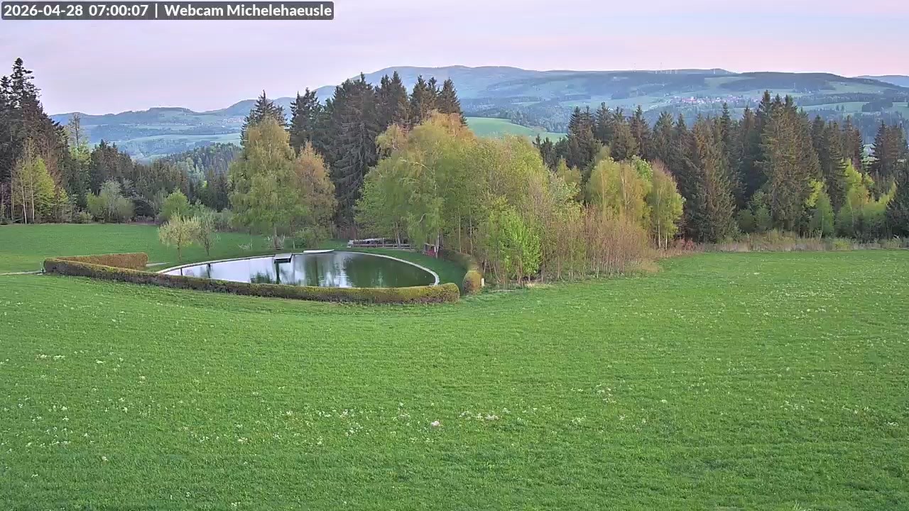 Archived image Webcam View over St. Peter and St. Märgen Thurnerspur