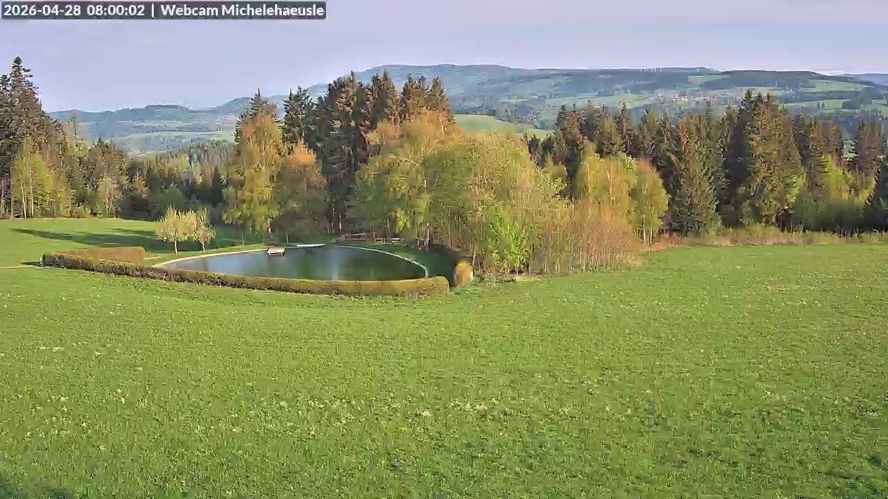 Archived image Webcam View over St. Peter and St. Märgen Thurnerspur