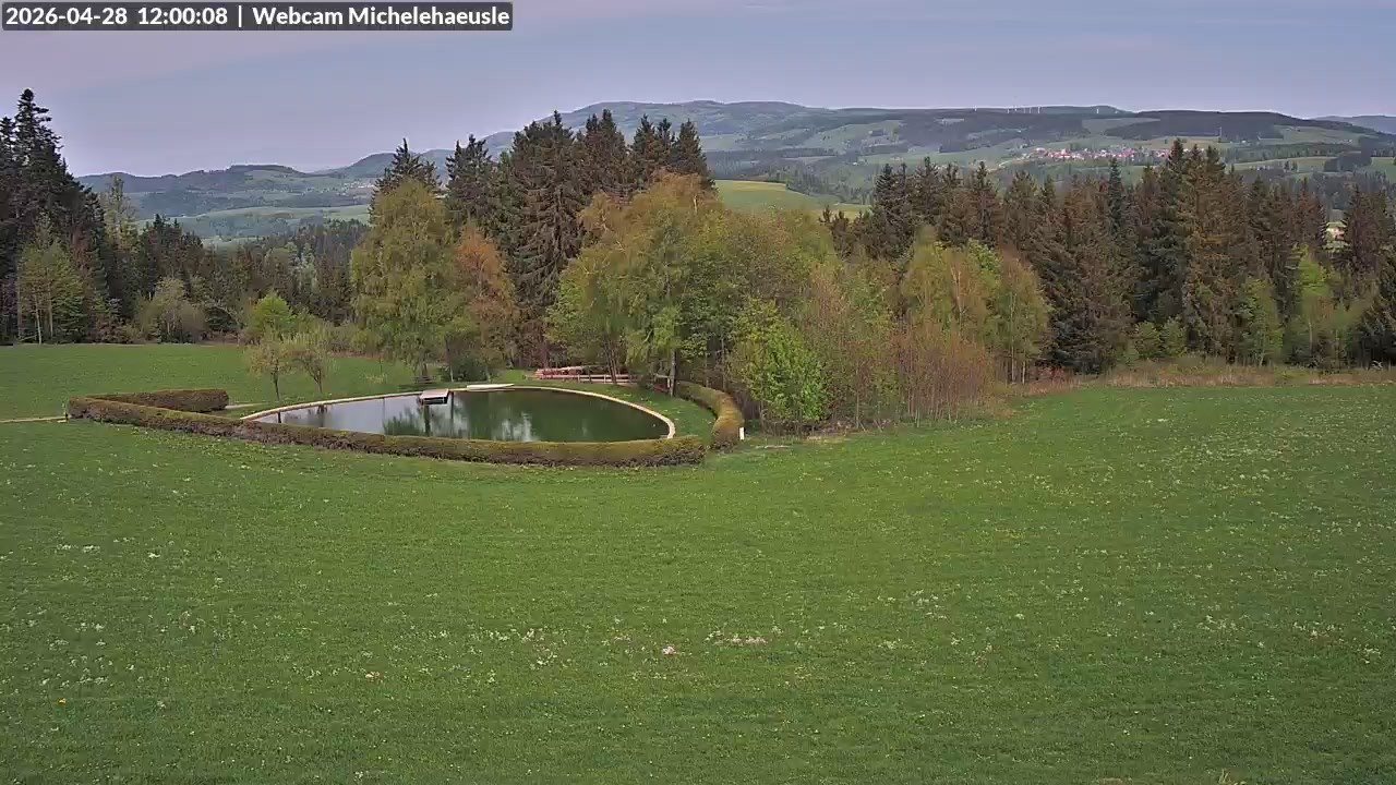 Archived image Webcam View over St. Peter and St. Märgen Thurnerspur