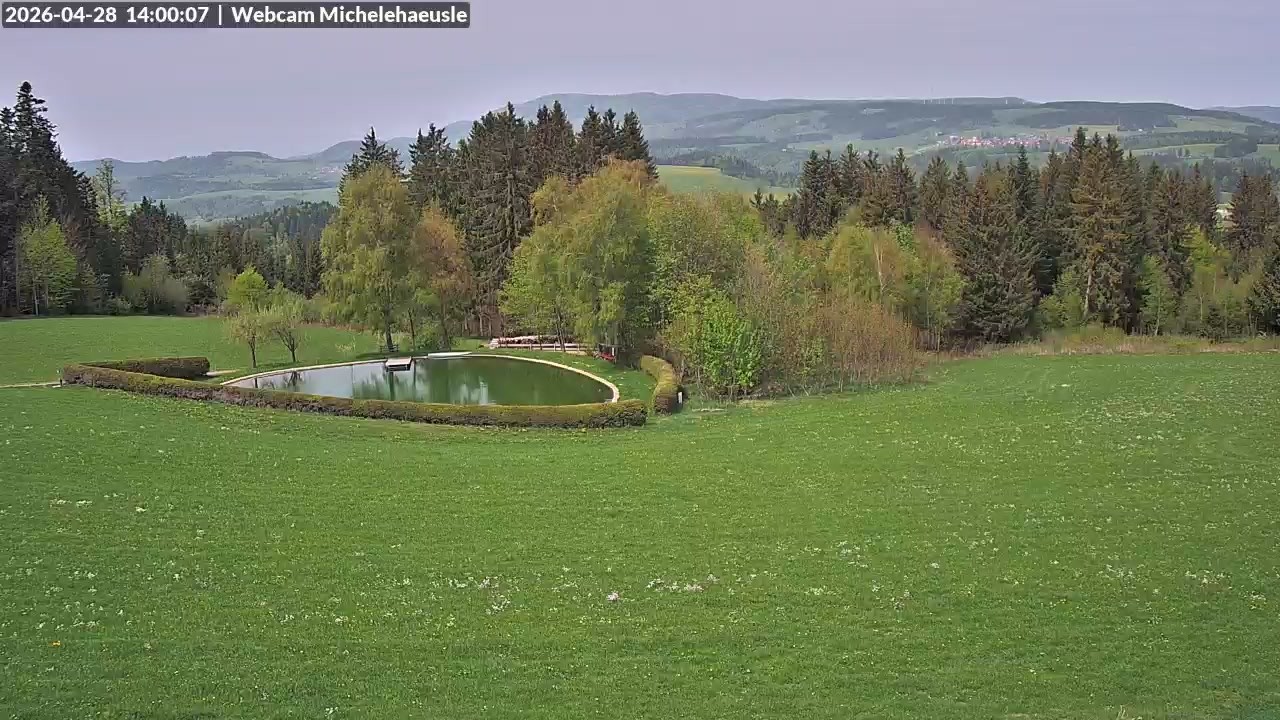 Archived image Webcam View over St. Peter and St. Märgen Thurnerspur