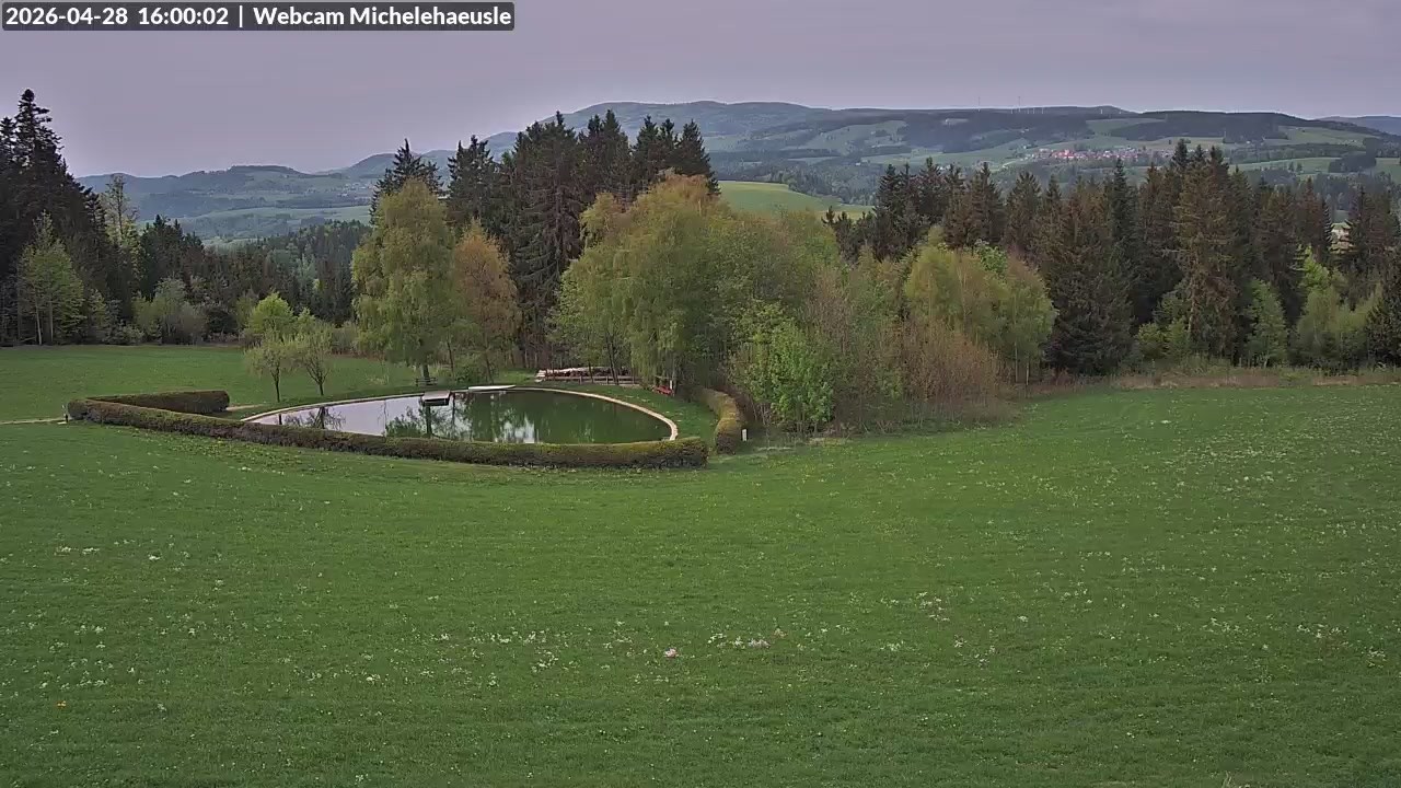 Archived image Webcam View over St. Peter and St. Märgen Thurnerspur