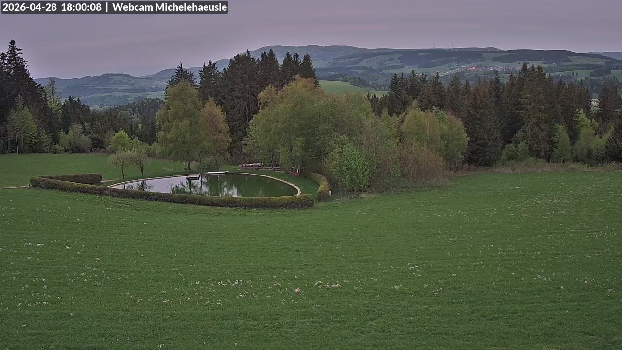 Archived image Webcam View over St. Peter and St. Märgen Thurnerspur