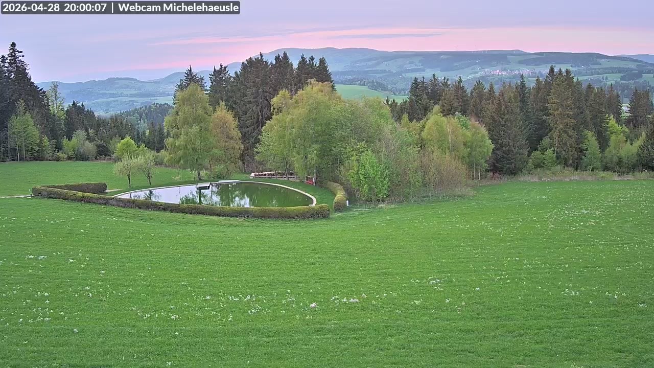 Archived image Webcam View over St. Peter and St. Märgen Thurnerspur